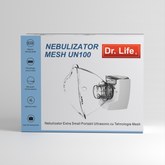 Dr. Life Nebulizator Extra Small Portabil Ultrasonic cu Tehnologie Mesh