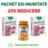 ESI Pachet Imunitate: 2 + 1 Immunilflor Urto si Vitamina C 1000 mg 90 cps