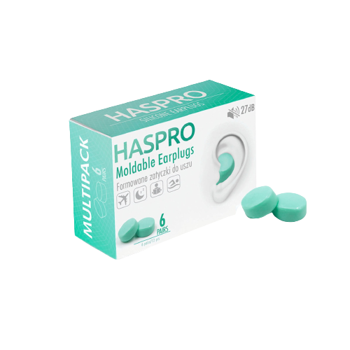 Haspro Set 12 dopuri de urechi, Silicon, Reutilizabil, Hipoalergic – MINT