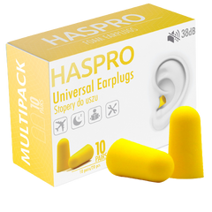 Haspro Set 20 dopuri de urechi Multi10, galben