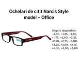 Ochelari de citit office Narcis style dioptrii disponibile de la +1,00 la +5,00