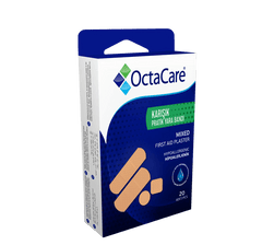 Octacare Plasturi de Prim Ajutor Asortati, 20 buc