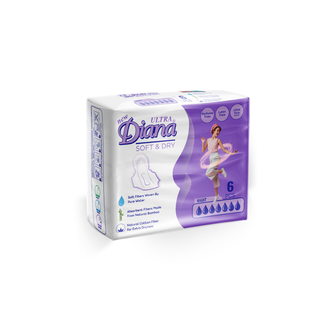 Diana Tampoane Aborbante Night (6 buc) Imagine principală a produsului