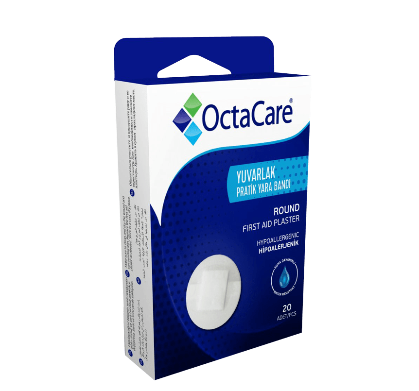 Octacare Plasturi Rotunzi de Prim Ajutor, 20 buc