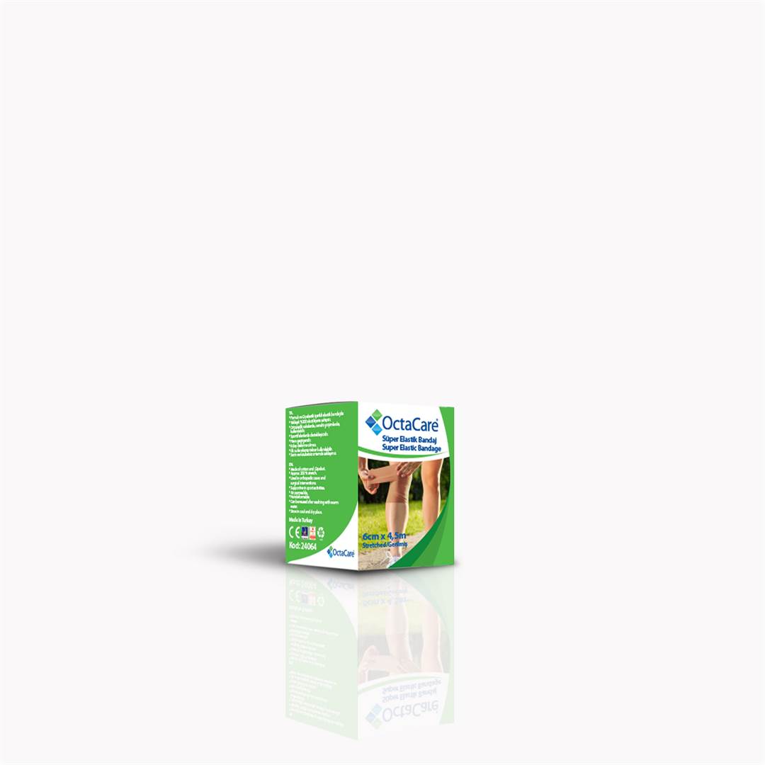 OctaCare Fesi super 6cm*4,5m, elasticitate 200% Imagine principală a produsului