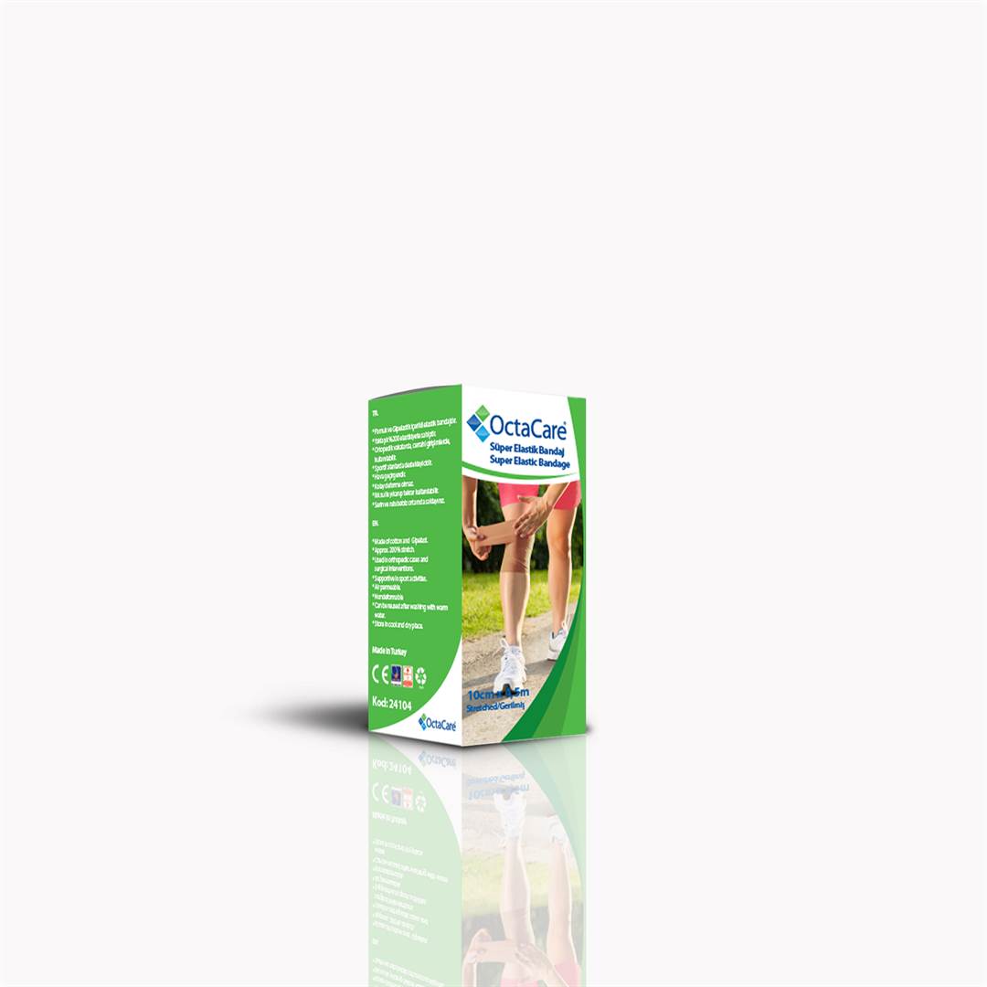 OctaCare Fesi super 10cm*4,5m, elasticitate 200% Imagine principală a produsului