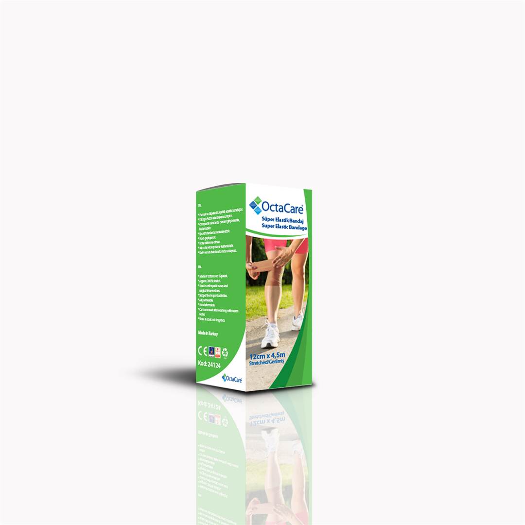 OctaCare Fesi super 12cm*4,5m, elasticitate 200% Imagine principală a produsului
