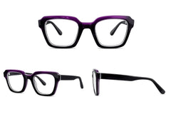 Ochelari pentru claritate la citit trapez Narcis Style - Violet