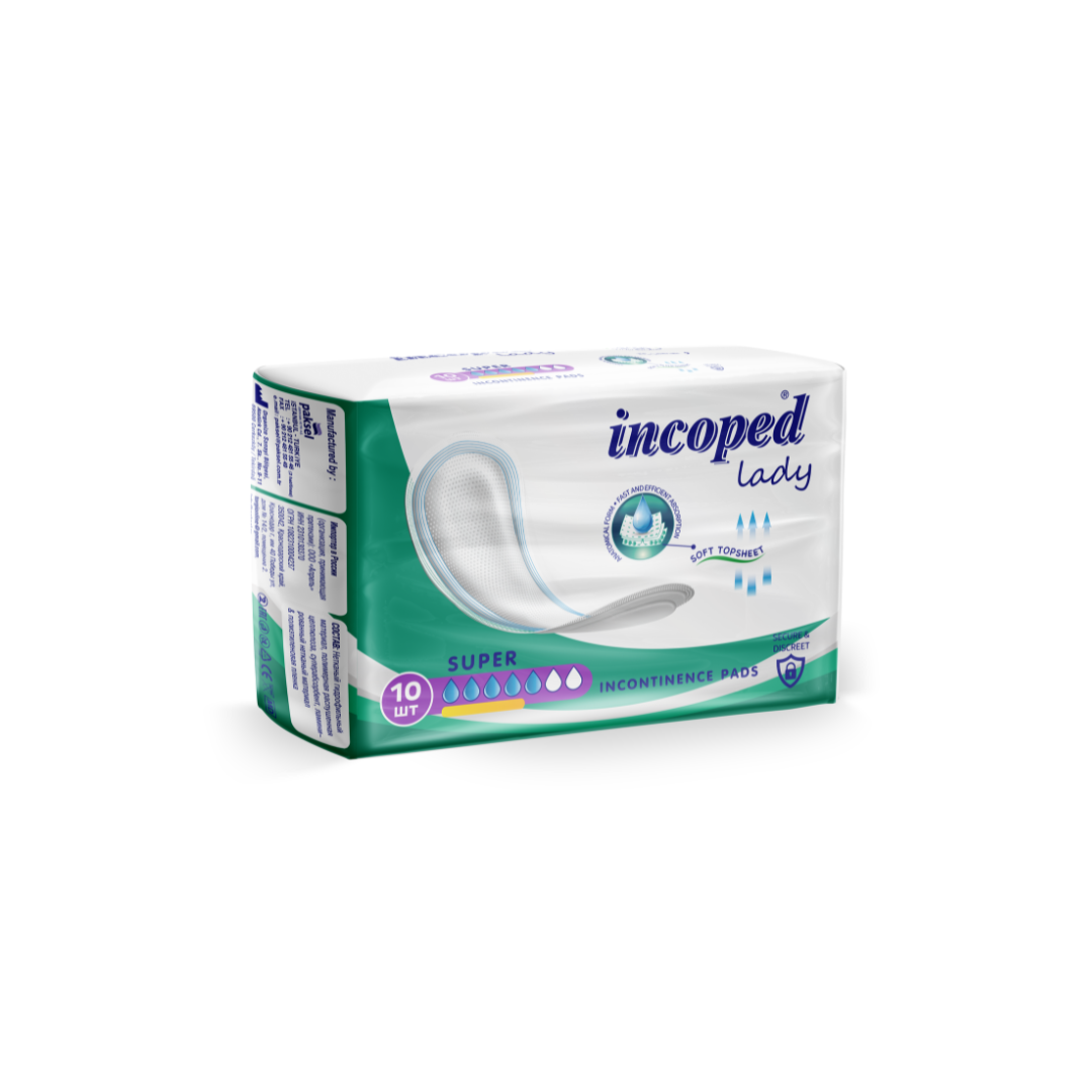 Incoped tampoane incontinenta urinara femei Super (10 buc) Imagine principală a produsului