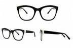 Ochelari pentru claritate la citit rotuzi Narcis Style - Negru cu alb