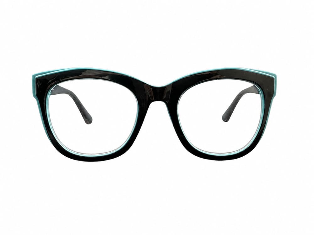 Ochelari pentru claritate la citit rotuzi Narcis Style - Negru cu bleu