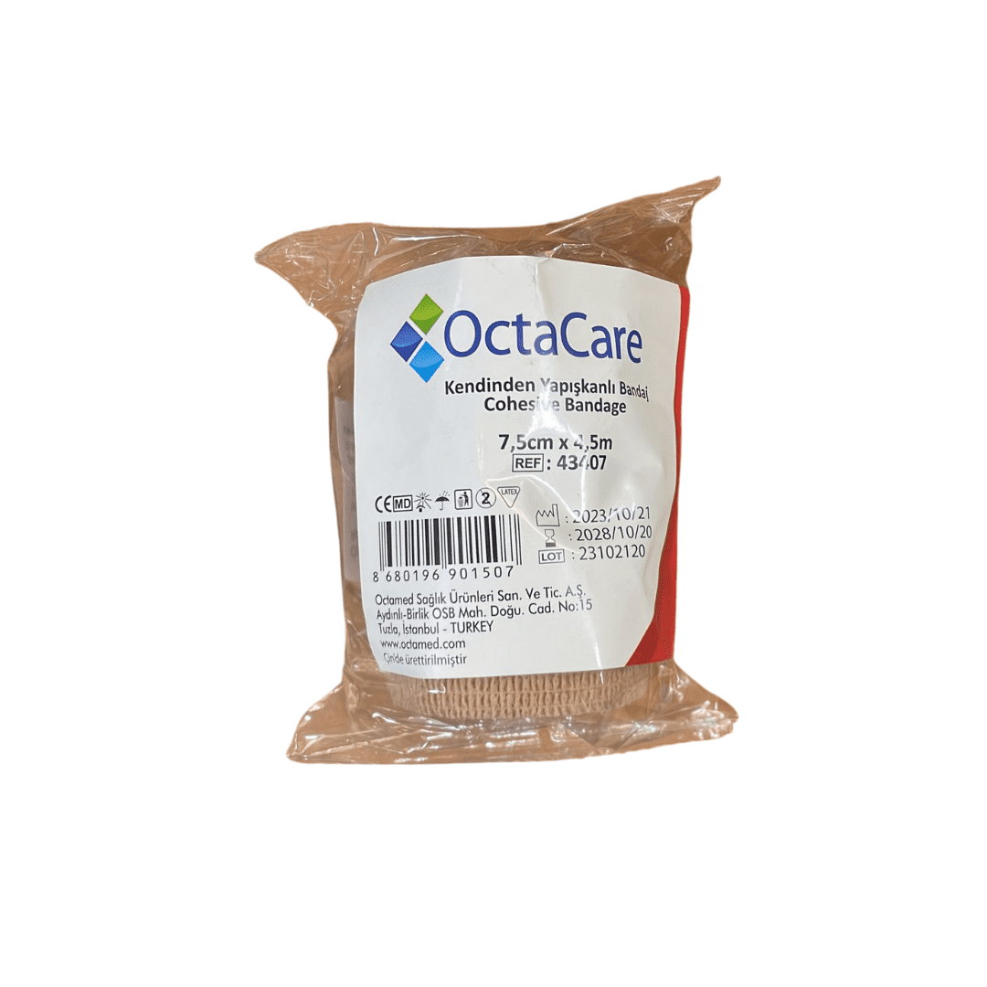 OctaCare Fesi elastica autoadeziv 7.5cm x4,5m Imagine principală a produsului