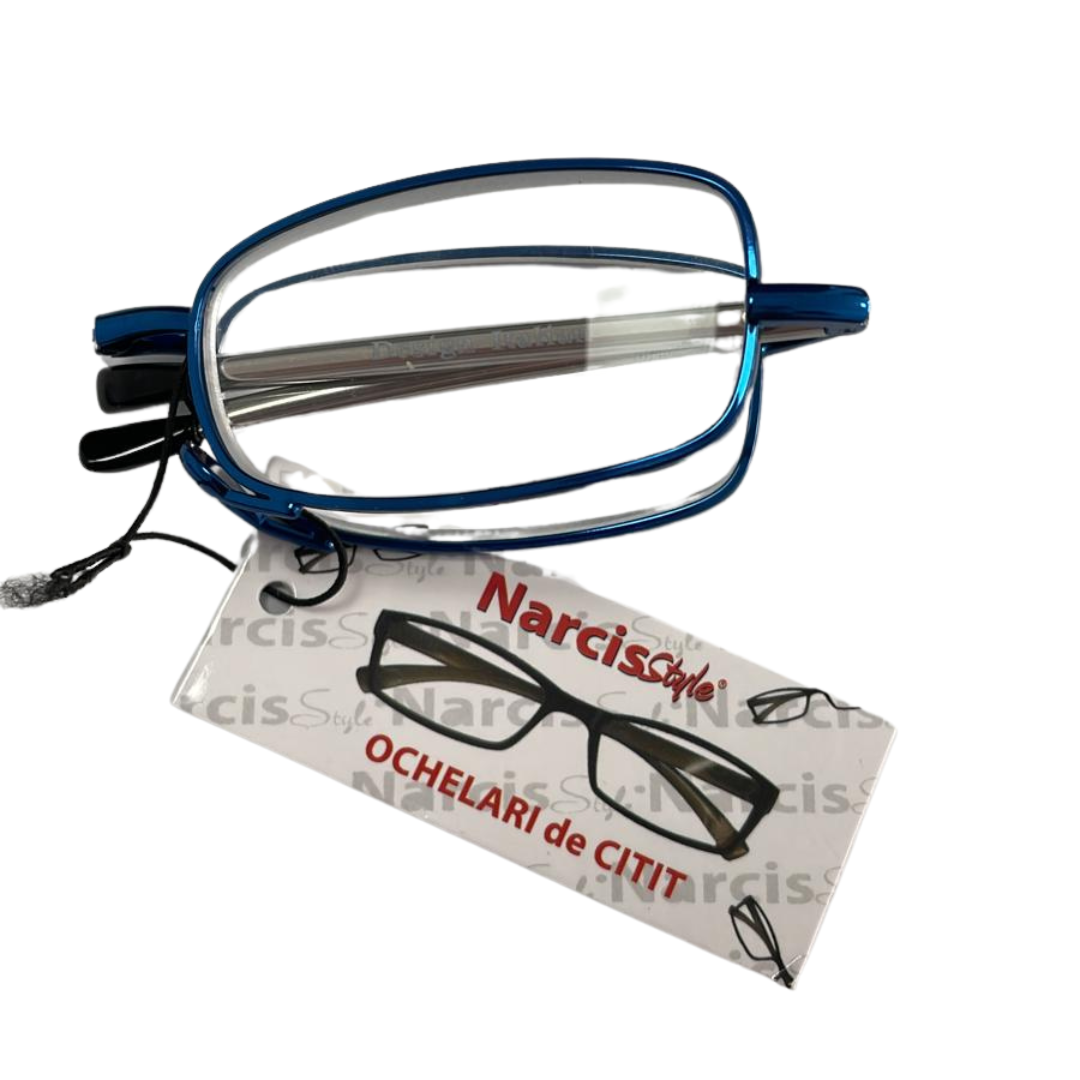 Ochelari de citit clasici pliabili cu husa Narcis Style Dioptrii disponibile +1,00 pana la +5,00 Imagine principală a produsului