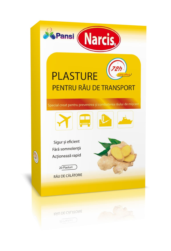 Narcis Plasture rau transport cu ghimbir 20 buc