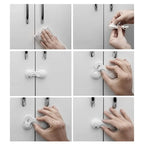 SIPO Curea incuietoare plastic pt. dulapuri si sertare x 10 buc - SBS-215