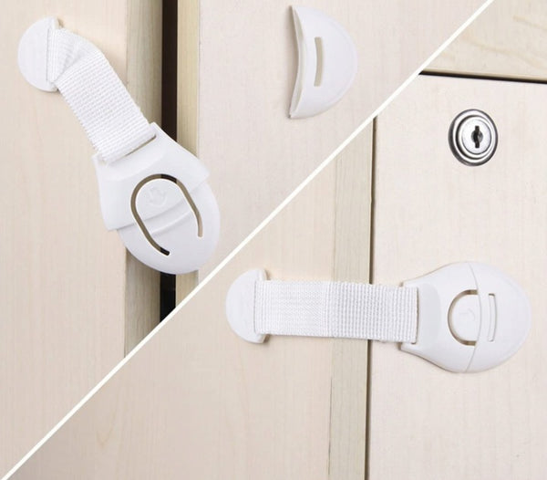 SIPO Curea incuietoare textil pt. dulapuri si sertare x 10 buc - SBS-216