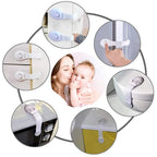 SIPO Curea incuietoare textil pt. dulapuri si sertare x 10 buc - SBS-216