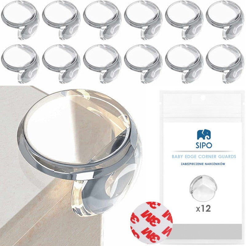 SIPO Aparatoare pt. colturi, rotunde x 12 buc - SBS-EC51