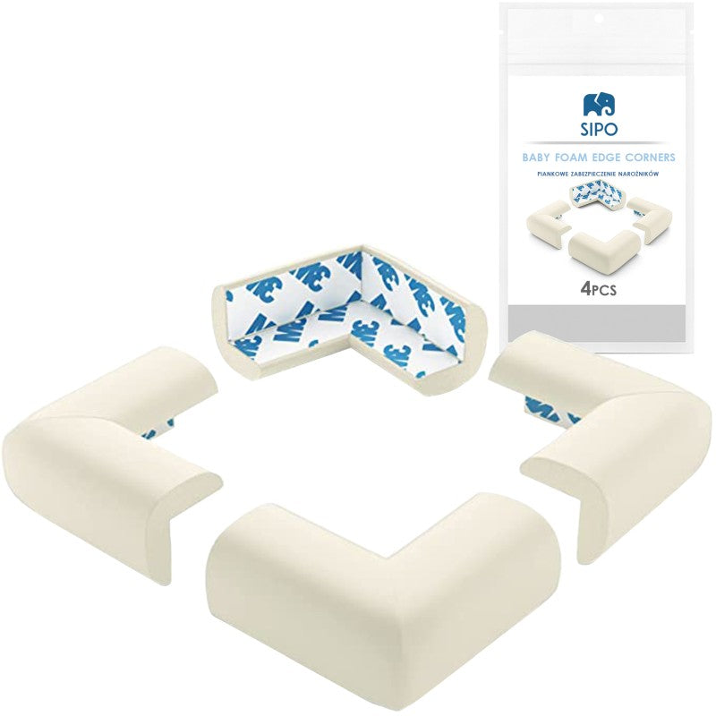 SIPO Aparatoare pt. colturi, din spuma, bej x 4 buc - SBS-T11-F3E
