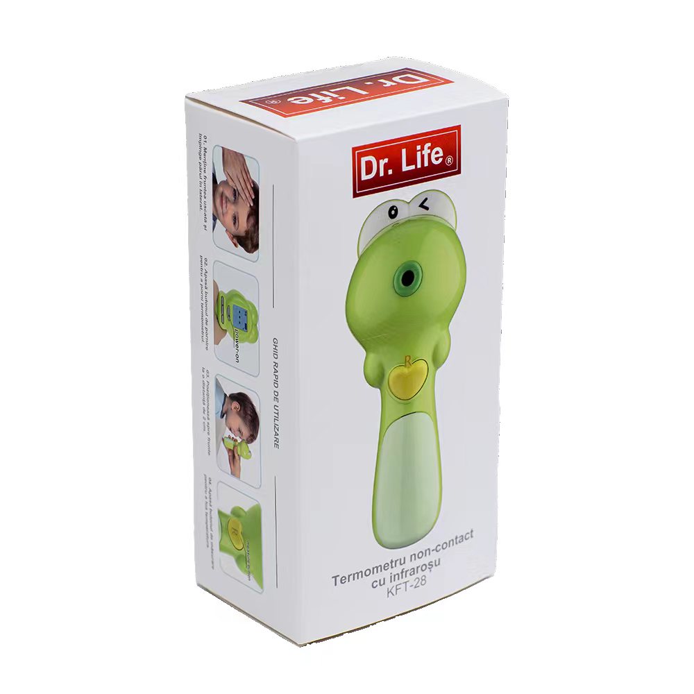 DR LIFE Termometru non contact cu infrarosu, broasca, KFT-28