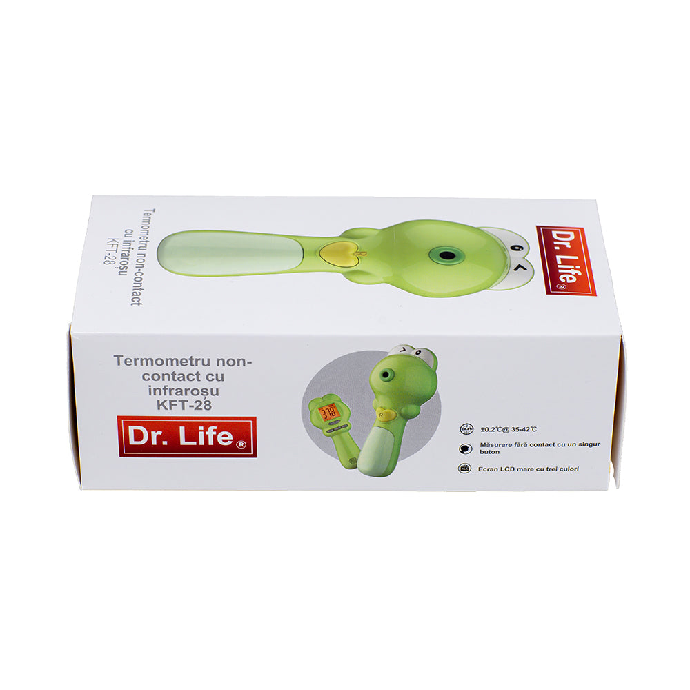 DR LIFE Termometru non contact cu infrarosu, broasca, KFT-28