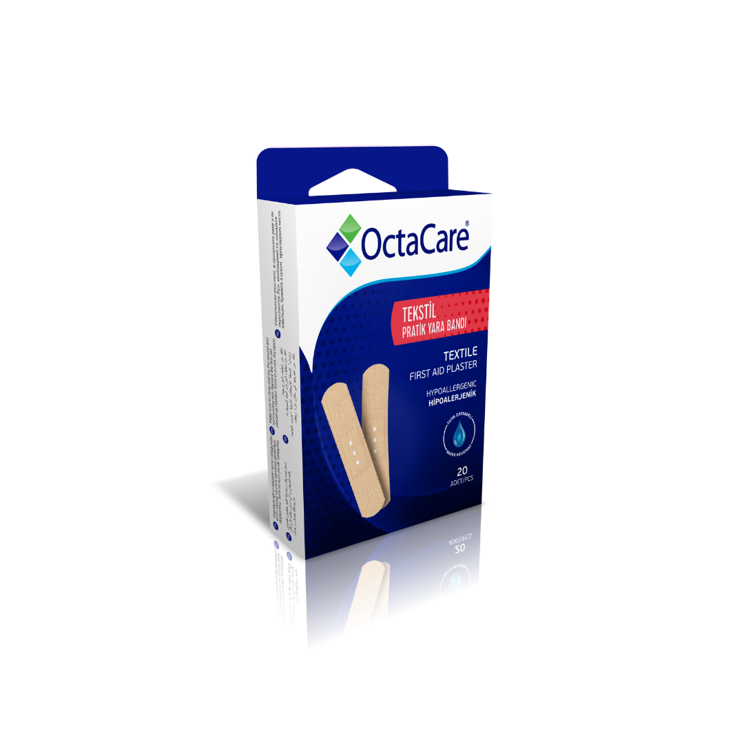 OctaCare Plasturi standard prim ajutor 19mm*72mm (20 amb.) Imagine principală a produsului