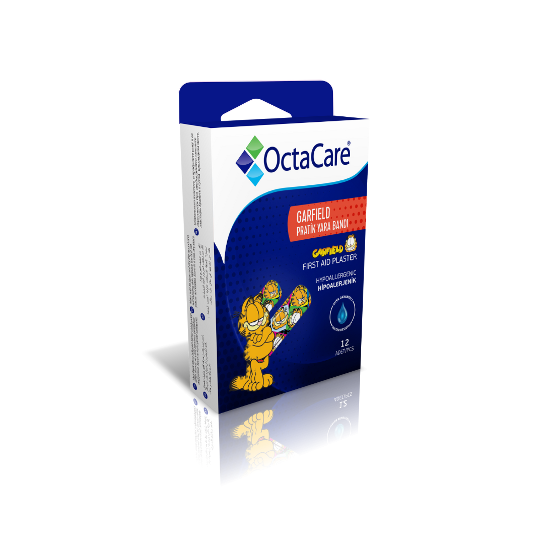 OctaCare Plasturi garfield 19mm*72mm (12 amb.) Imagine principală a produsului