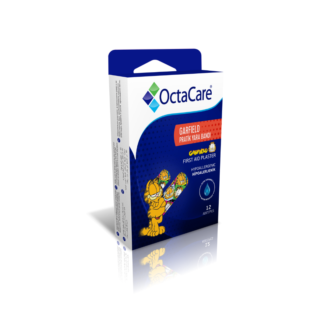 OctaCare Plasturi garfield 19mm*72mm (12 amb.)