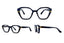 Ochelari pentru claritate la citit hexagon Narcis Style - Negru