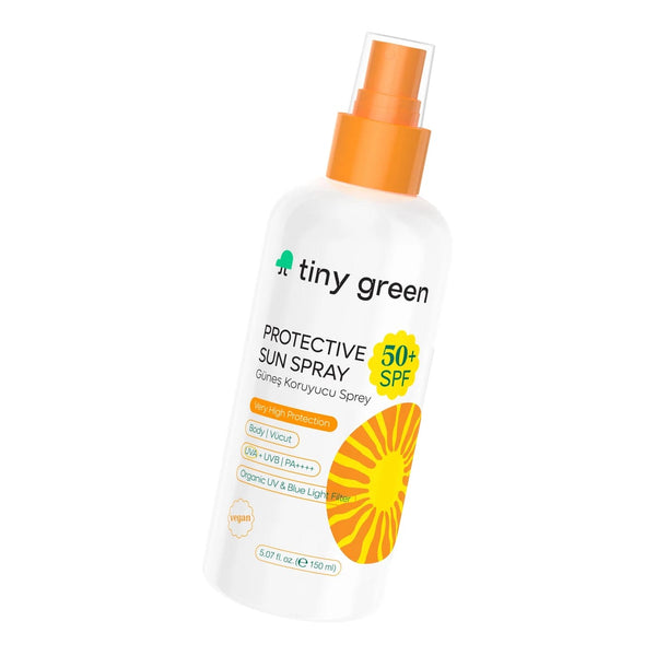 Tiny Green Spray de protecție solară 50+ SPF, vegană, 150 ml