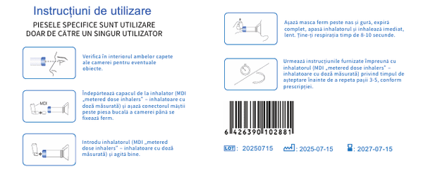 Dr. Life Camera inhalare pentru aerosoli L