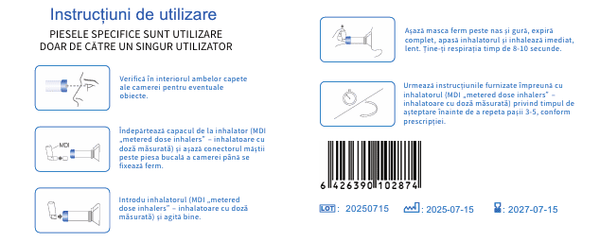 Dr. Life Camera inhalare pentru aerosoli M