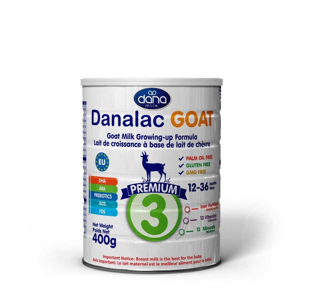 Danalac 3, Formula lapte praf de crestere pe baza de lapte de capră 12-36 luni, 400g