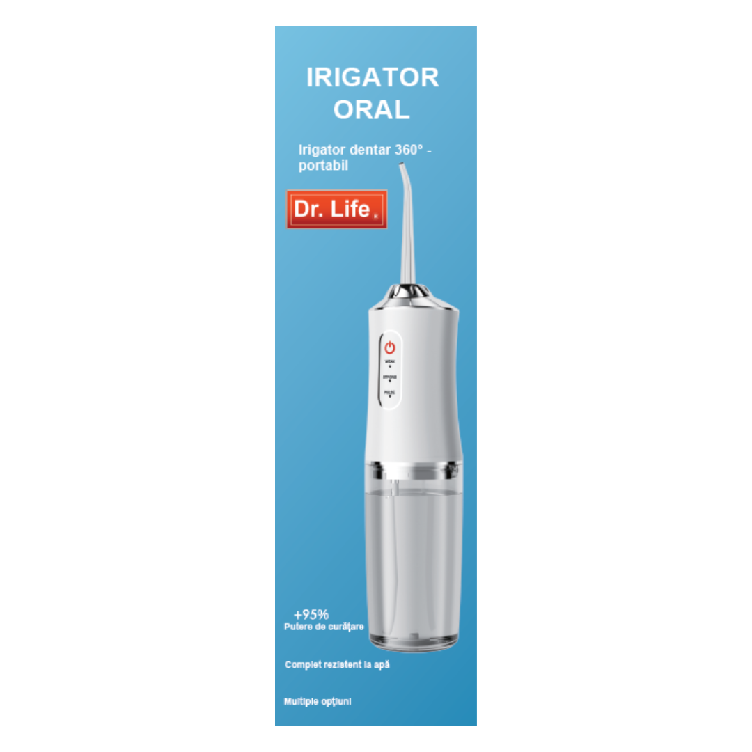 Dr. Life Irigator oral 360 grade - portabil Imagine secundară a produsului
