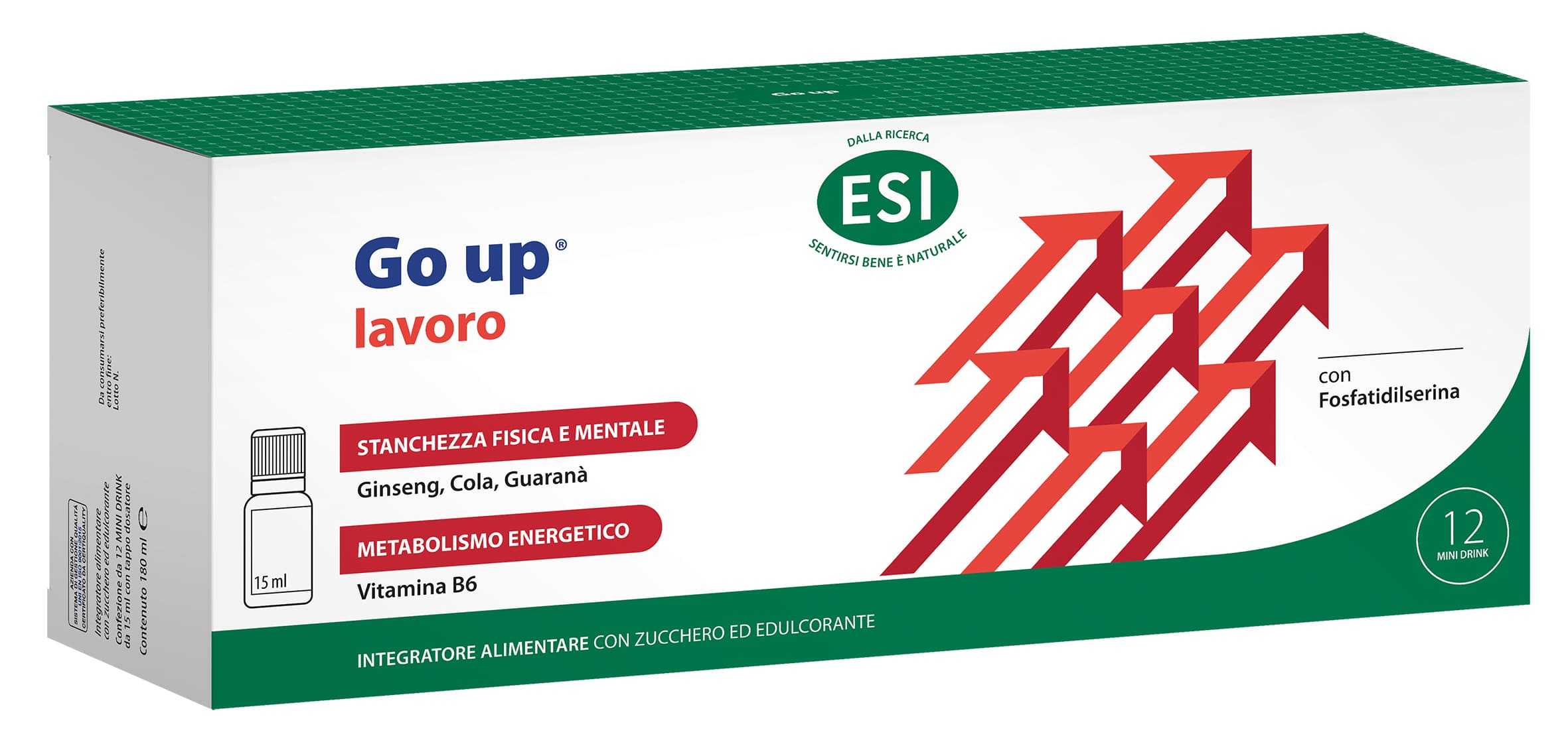 ESI GO UP WORK / LAVORO, 12 flacoane Imagine principală a produsului
