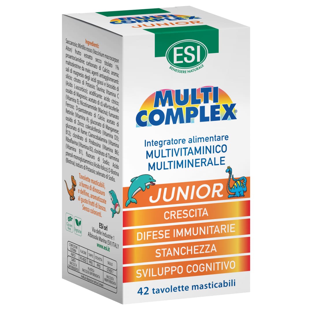 ESI MULTICOMPLEX Junior Multivitamine si Multiminerale, 42tb Imagine principală a produsului