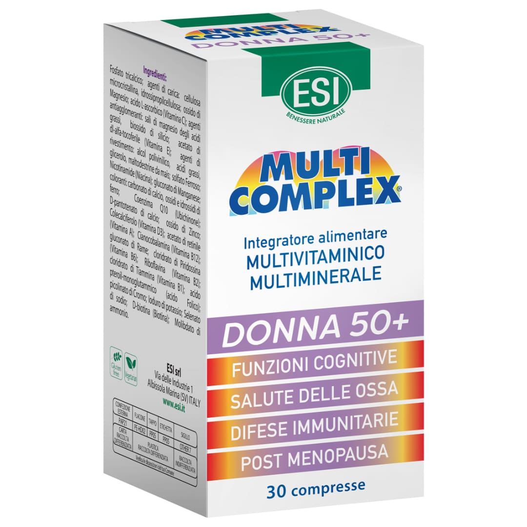 ESI Multicomplex Femei +50 Multivitamine si Multiminerale, 30cp Imagine principală a produsului