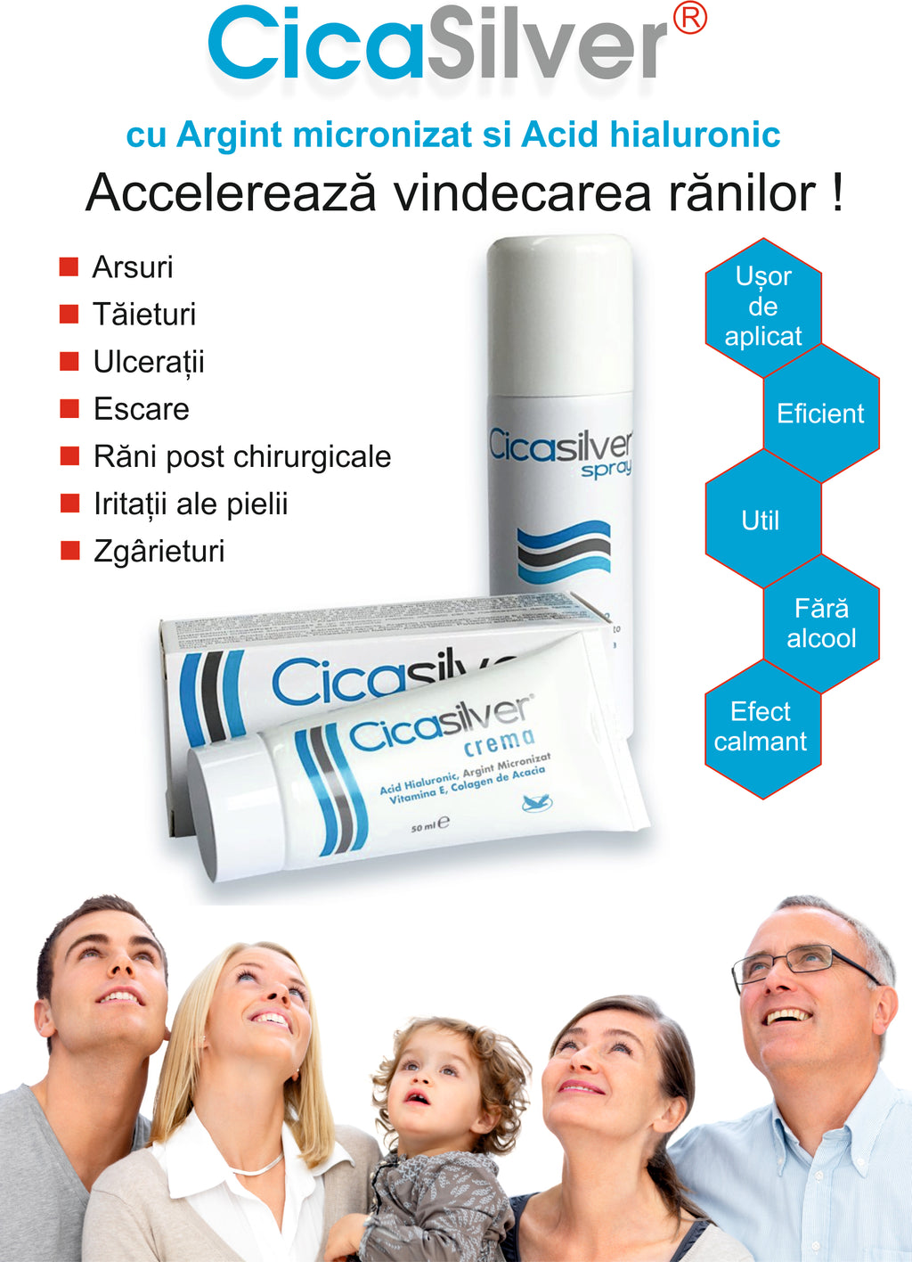 CicaSilver® crema, tub 50ml