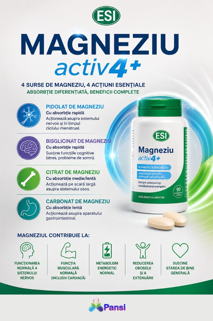 ESI Magneziu Activ 4+