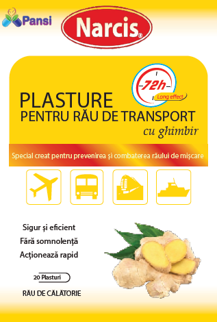 Narcis Plasture rau transport cu ghimbir 20 buc