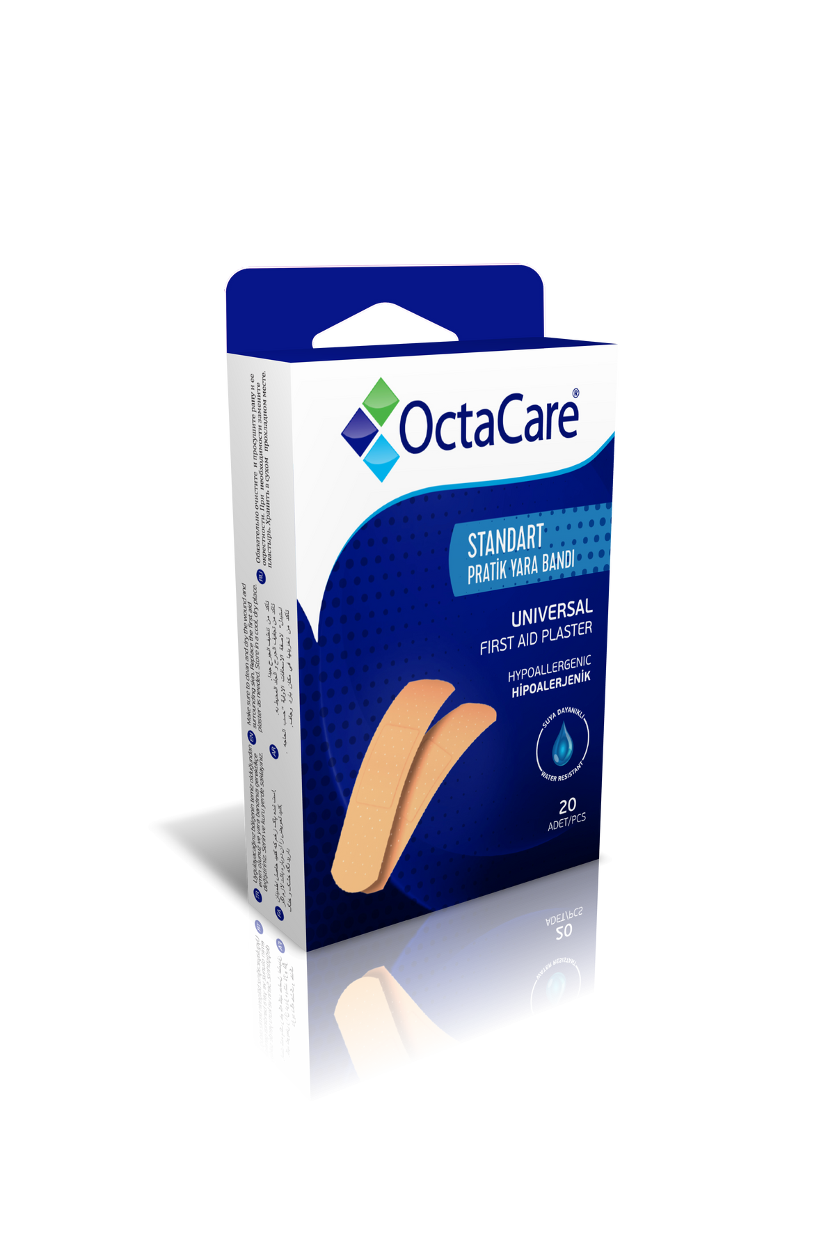 OctaCare Plasturi waterproof 19mm*72mm (12 amb.)