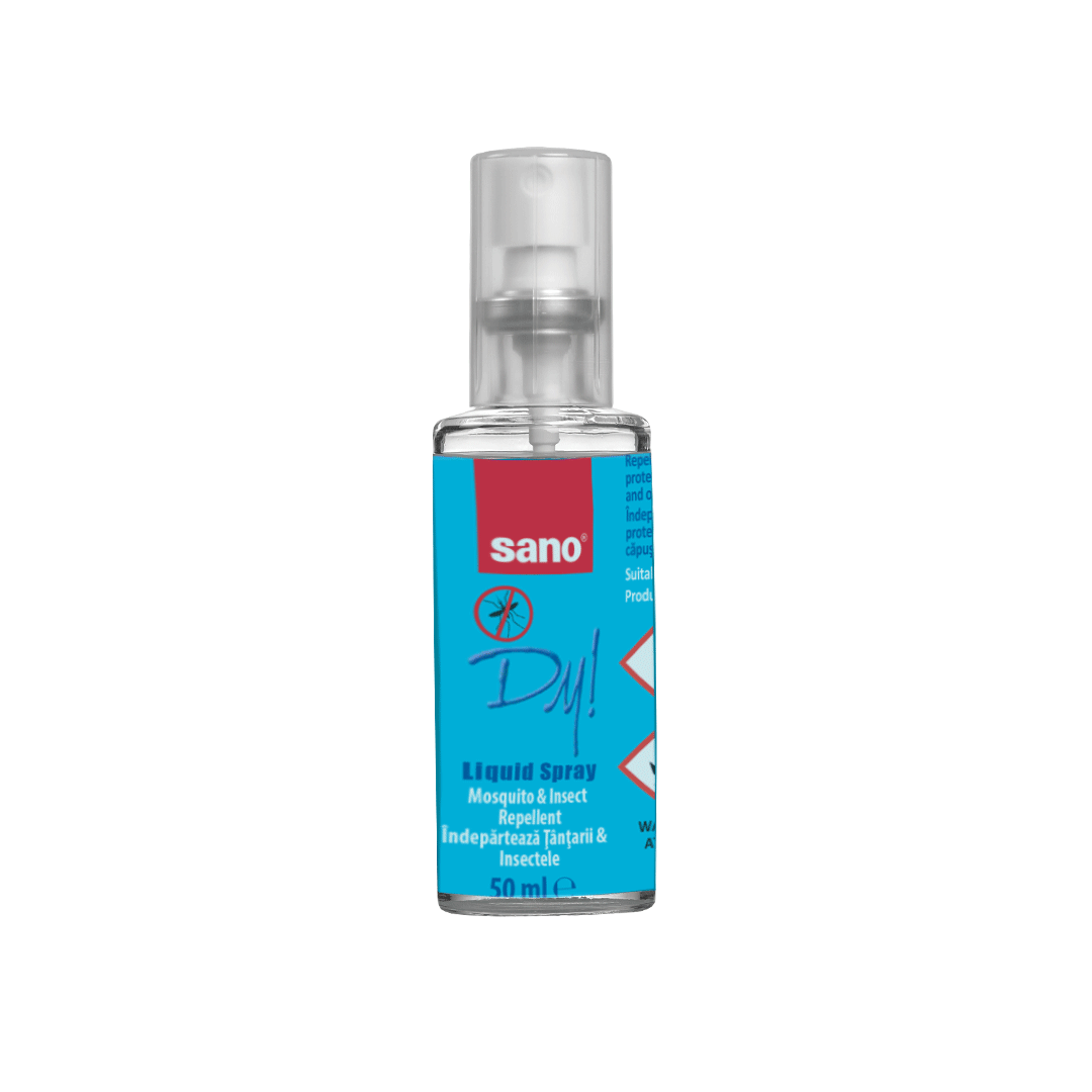 Sano DY liquid spray pump 50ml - spary repelent impotrova tantarilor si piscatoarelor