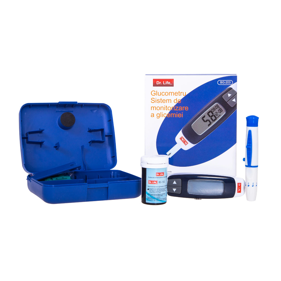 Dr. Life Glucometru monitorizarea glicemiei BG203 Imagine secundară a produsului