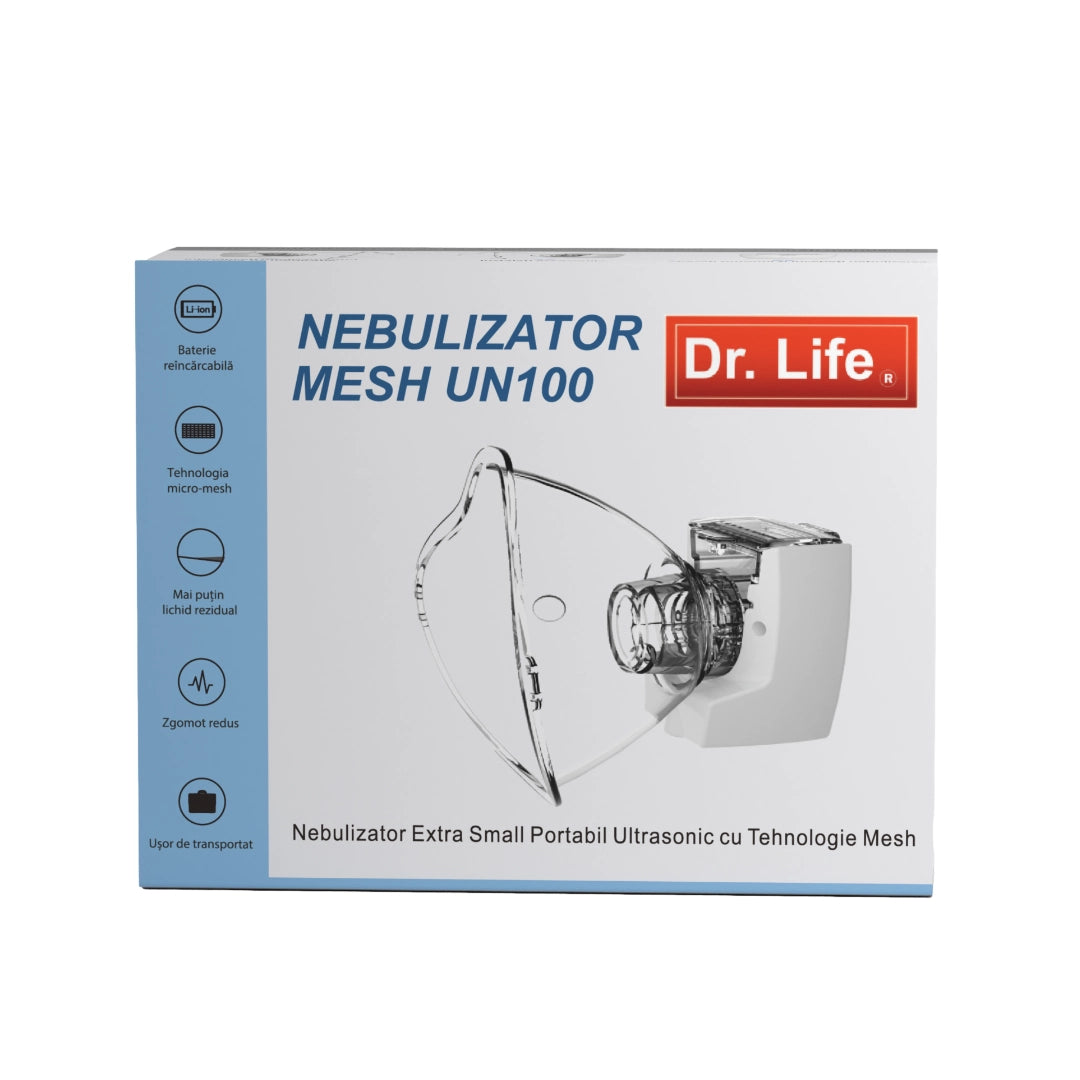Dr. Life Nebulizator Extra Small Portabil Ultrasonic cu Tehnologie Mesh Imagine principală a produsului