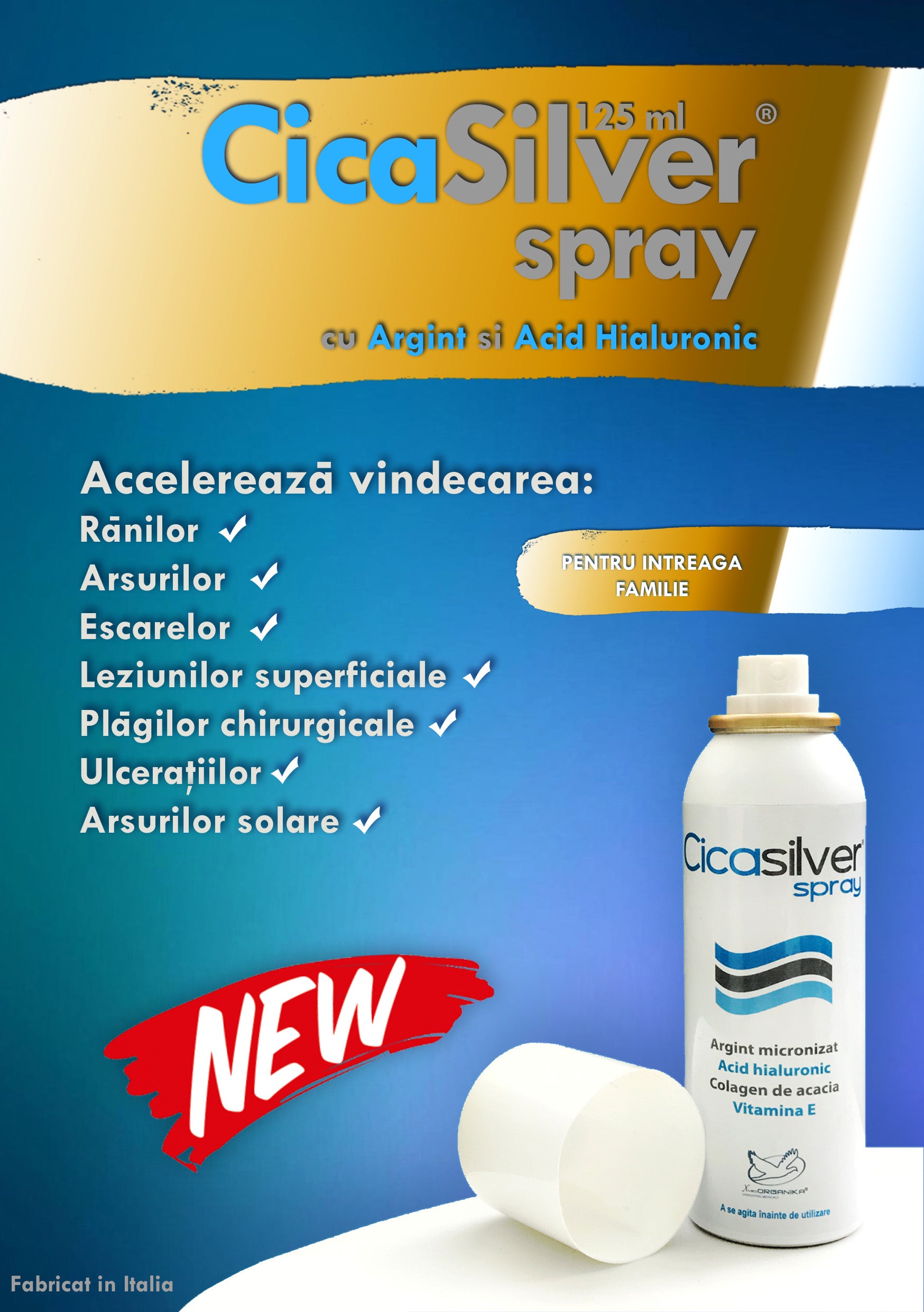CicaSilver® Spray, 125ml Imagine secundară a produsului