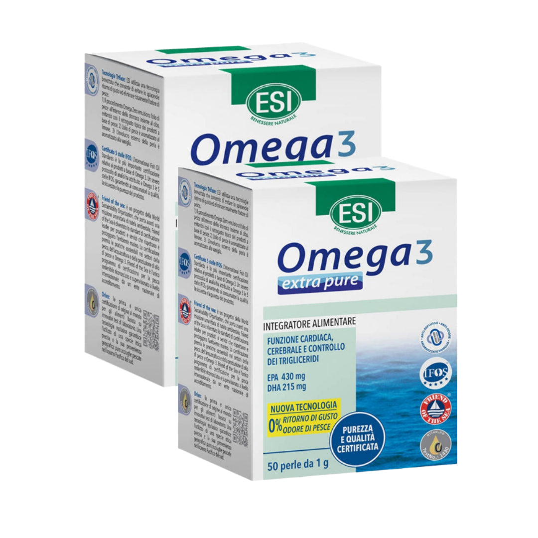 ESI Pachet Esential: Omega 3 Extra Pure x 50 capsule - Ofertă Specială 2 Cutii Reducere 15% Imagine principală a produsului