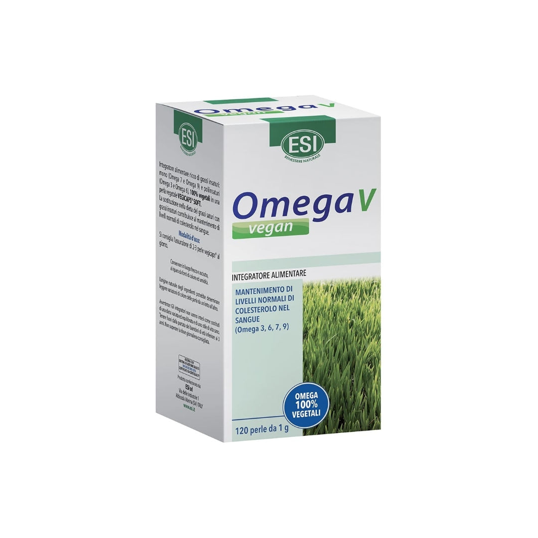 ESI Omega 3-6-7-9 Vegan x 120 capsule gelatinoase moi (perle) Imagine principală a produsului
