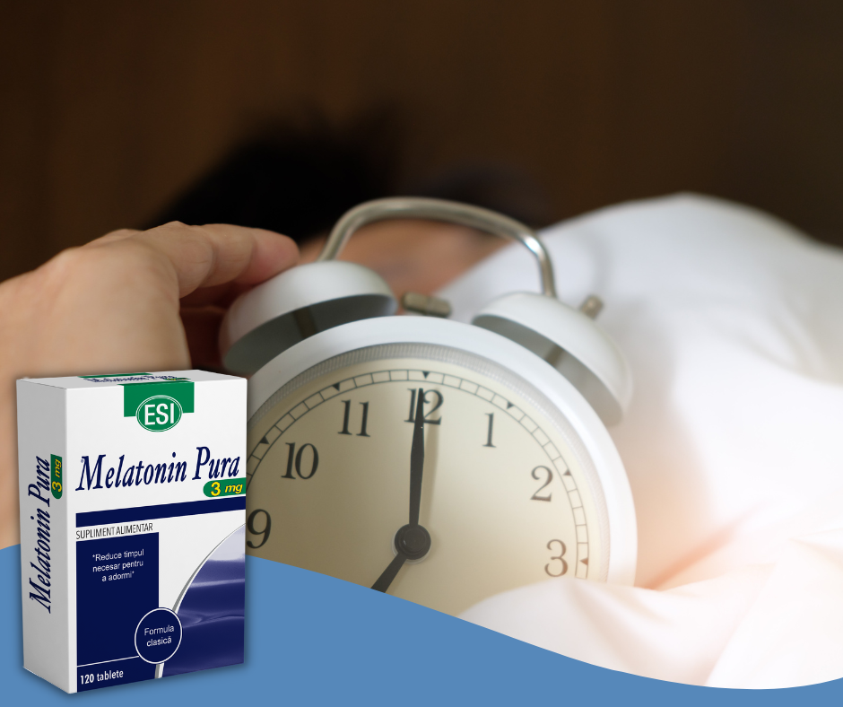 ESI Melatonin Pura 3 mg x 120 microtablete Imagine secundară a produsului