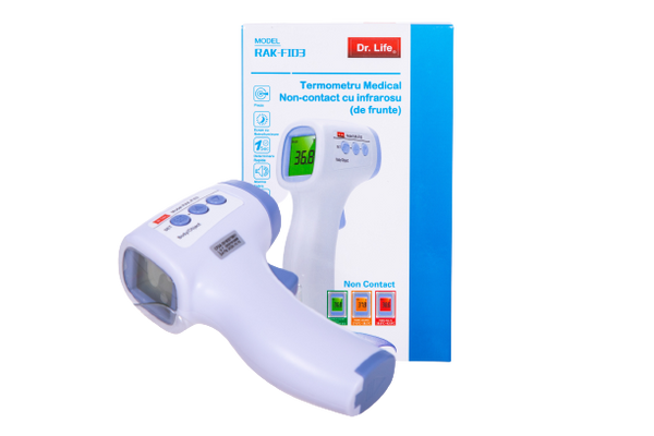 Dr. Life Termometru Medical Non-Contact cu infrarosu (de frunte) RAK-FI03