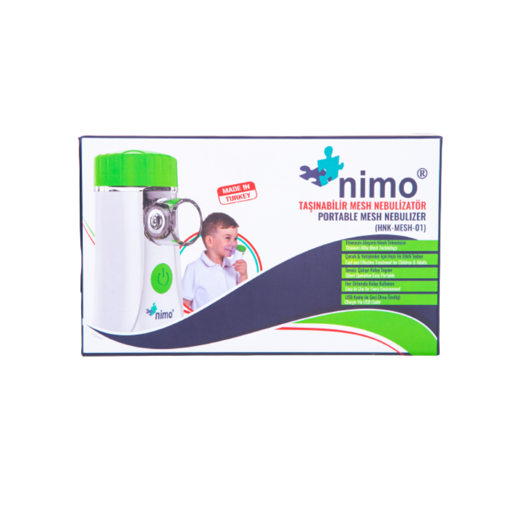 NIMO Nebulizator portabil cu membrana titan Aparat Aerosoli Imagine secundară a produsului